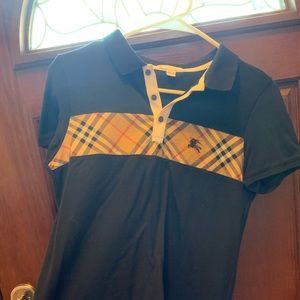 Burberry collared shirt size 14 men’s extra small